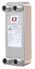 Паяный пластинчатый теплообменник Ридан XB52M